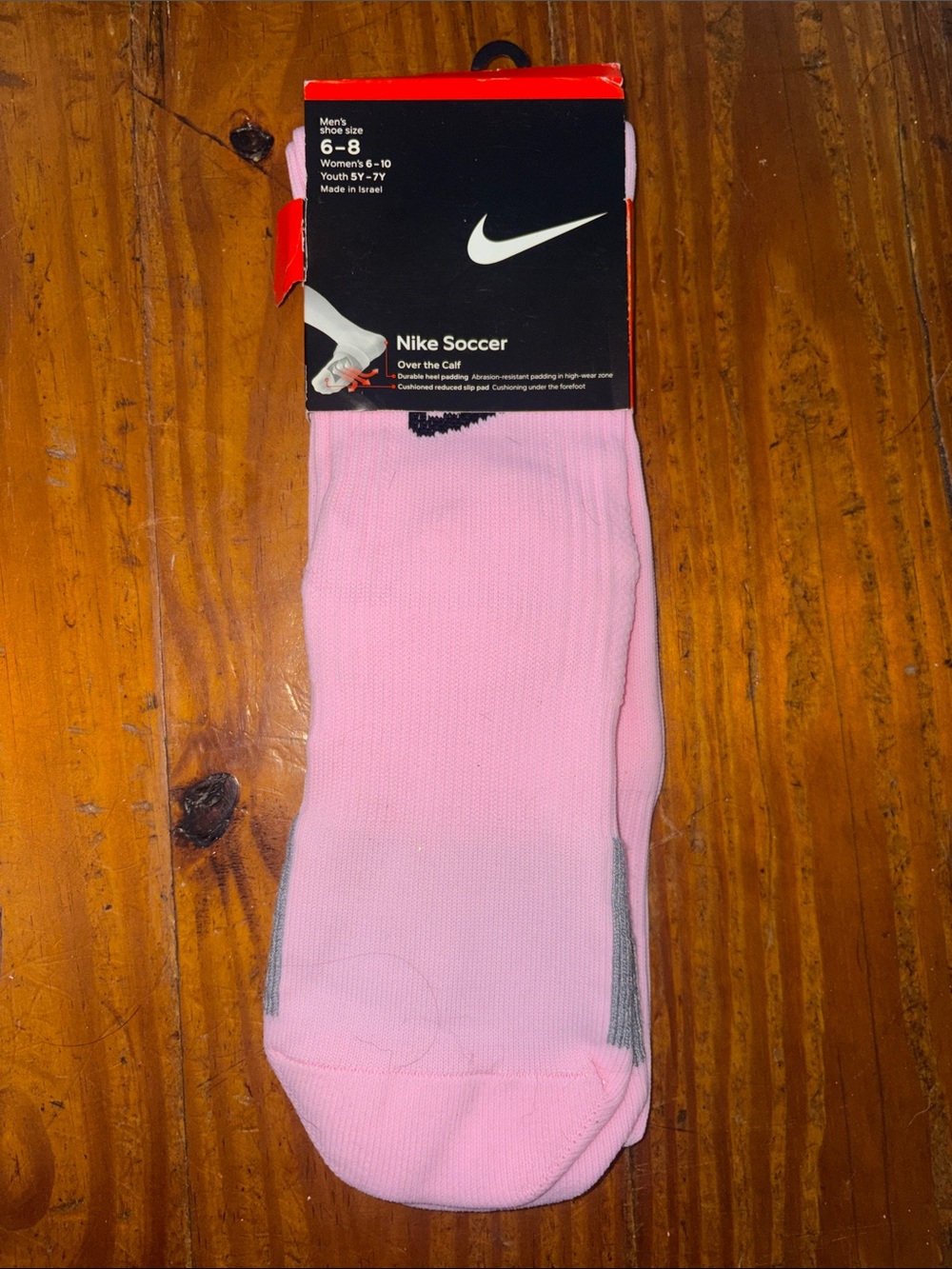 Nike Pink Over-the-Calf Soccer Socks
